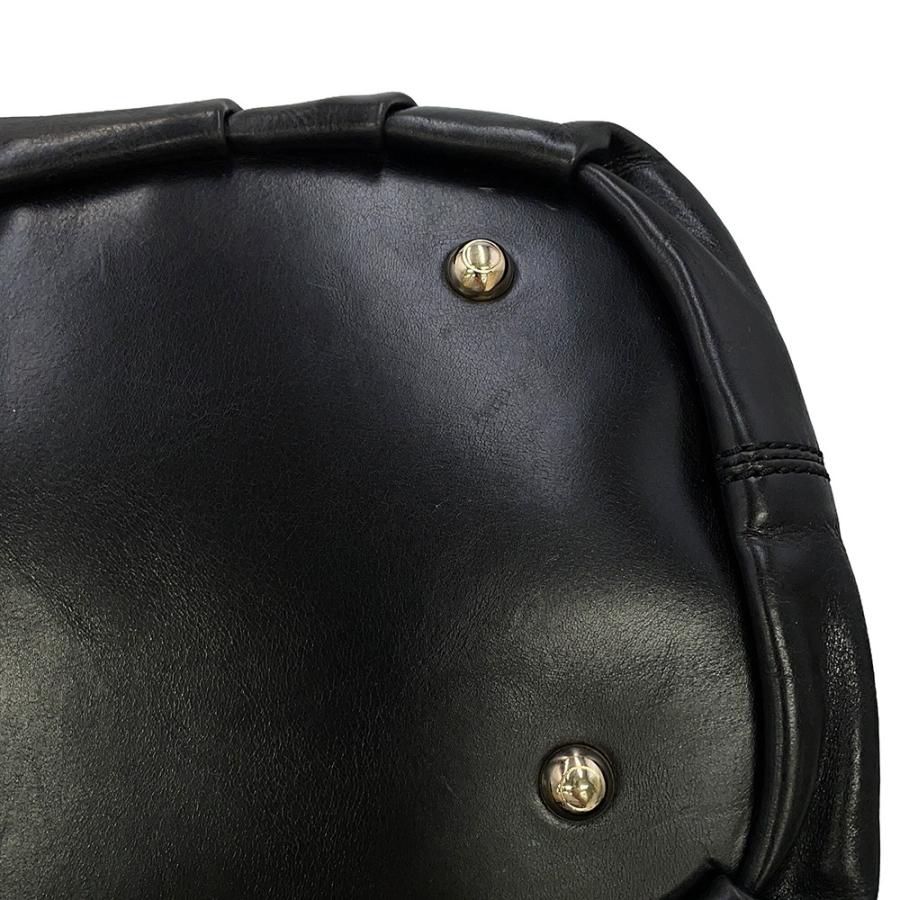 トッズ ハンドバッグ Dスタイリング トートバッグ レザー TOD'S 黒