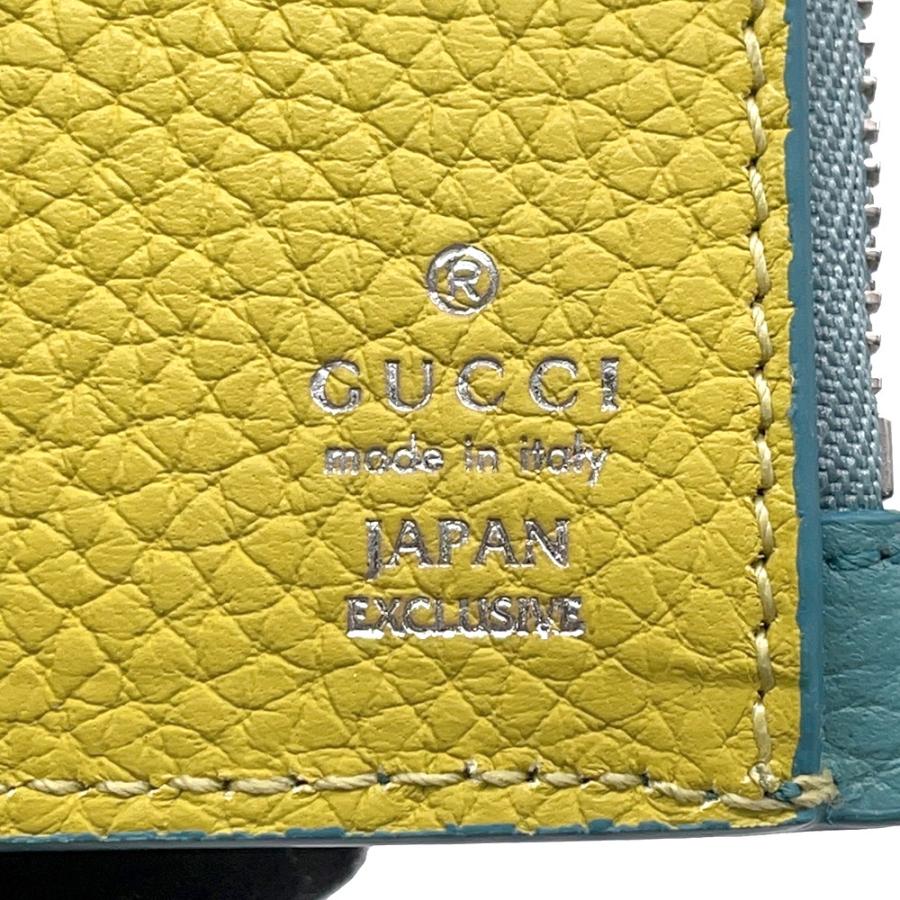 グッチ 二つ折り財布 ロゴ コンパクト ウォレット レザー 835076 GUCCI