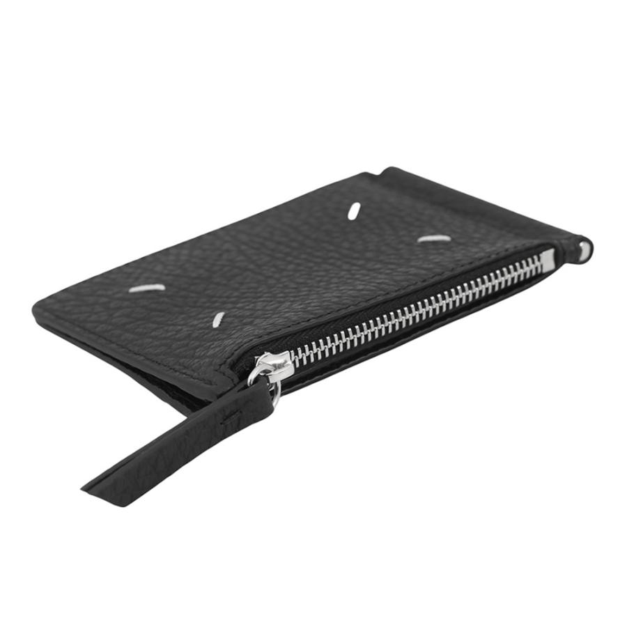 メゾンマルジェラ 二つ折り財布 4ステッチ マネークリップ カーフレザー SA1UI0022 Maison Margiela 黒 メゾンマルジェラ 二つ折り財布 4ステッチ マネークリップ カーフ
