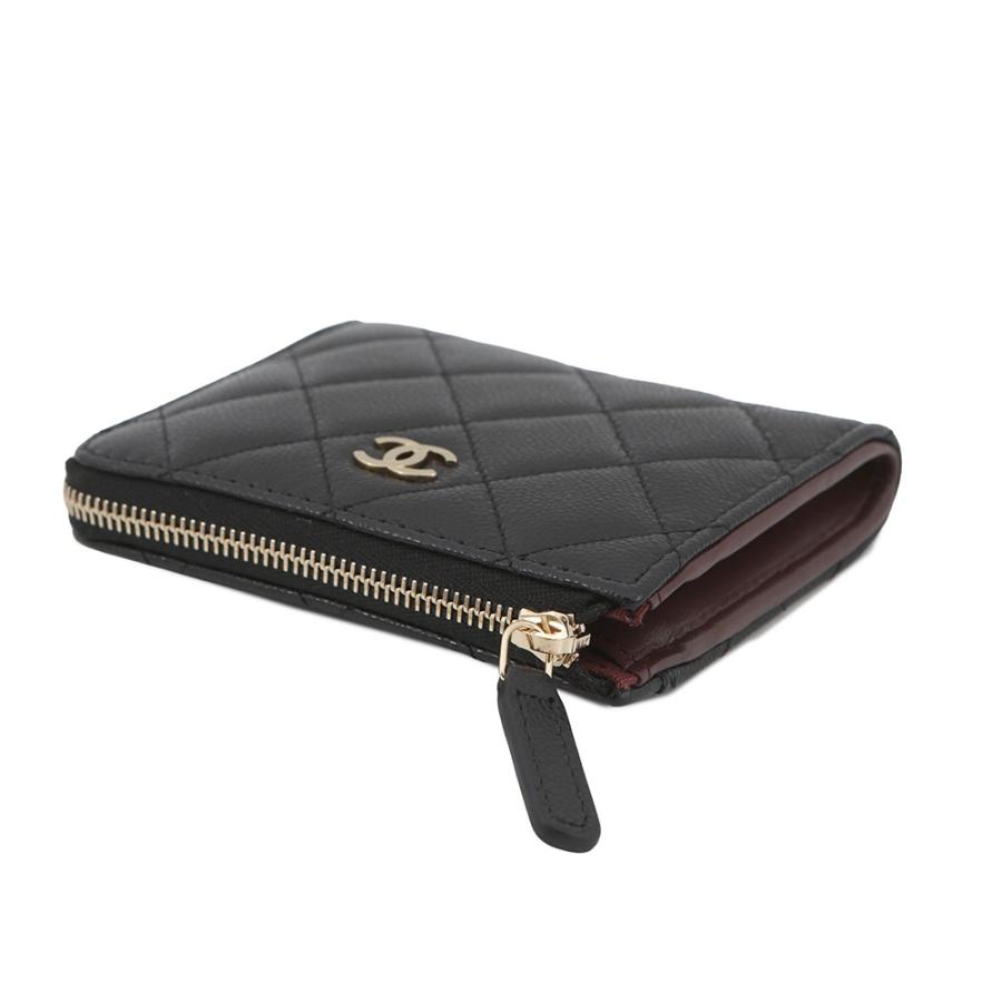 CHANEL マトラッセ クラシック ケース AP3999 キャビアスキン シャネル コインケース マトラッセ ココマーク キャビアスキン L字