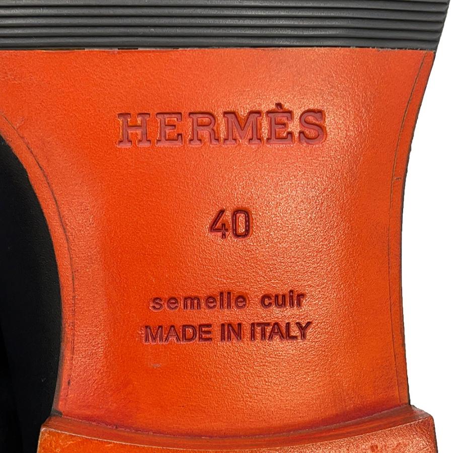 エルメス ローファー モカシン オノレ カーフレザー メンズサイズ40