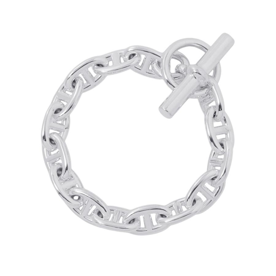 エルメス Chaine d'Ancre シェーヌダンクル MM 15 エルメス ブレスレット シェーヌダンクルMM 15コマ SV925シルバー