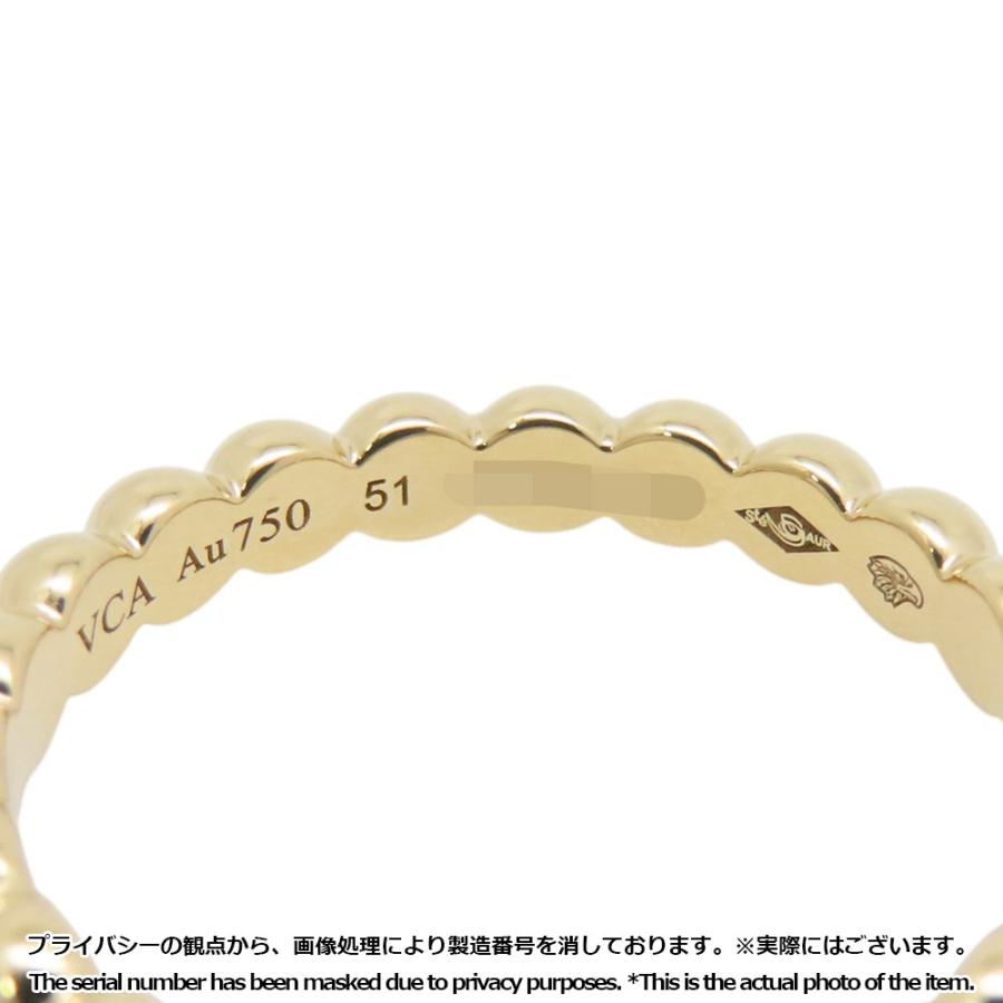 ヴァンクリーフ&アーペル リング ペルレ ゴールドパール ミディアム 