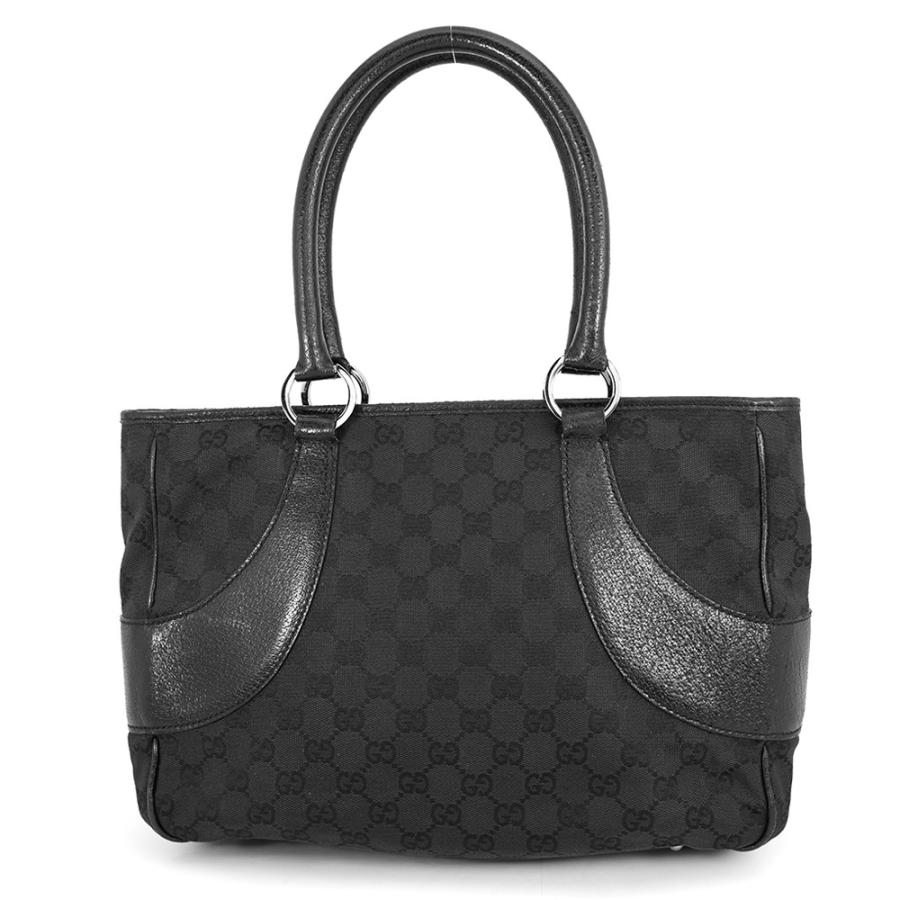 グッチ トートバッグ GGキャンバス 113011 GUCCI 黒 【安心保証 