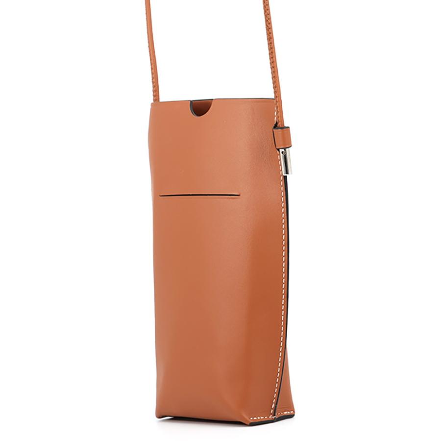 ロエベ　ブラウン レザー ショルダーバッグ ロエベ ショルダーバッグ ゲートポケット レザー LOEWE バッグ 【安心