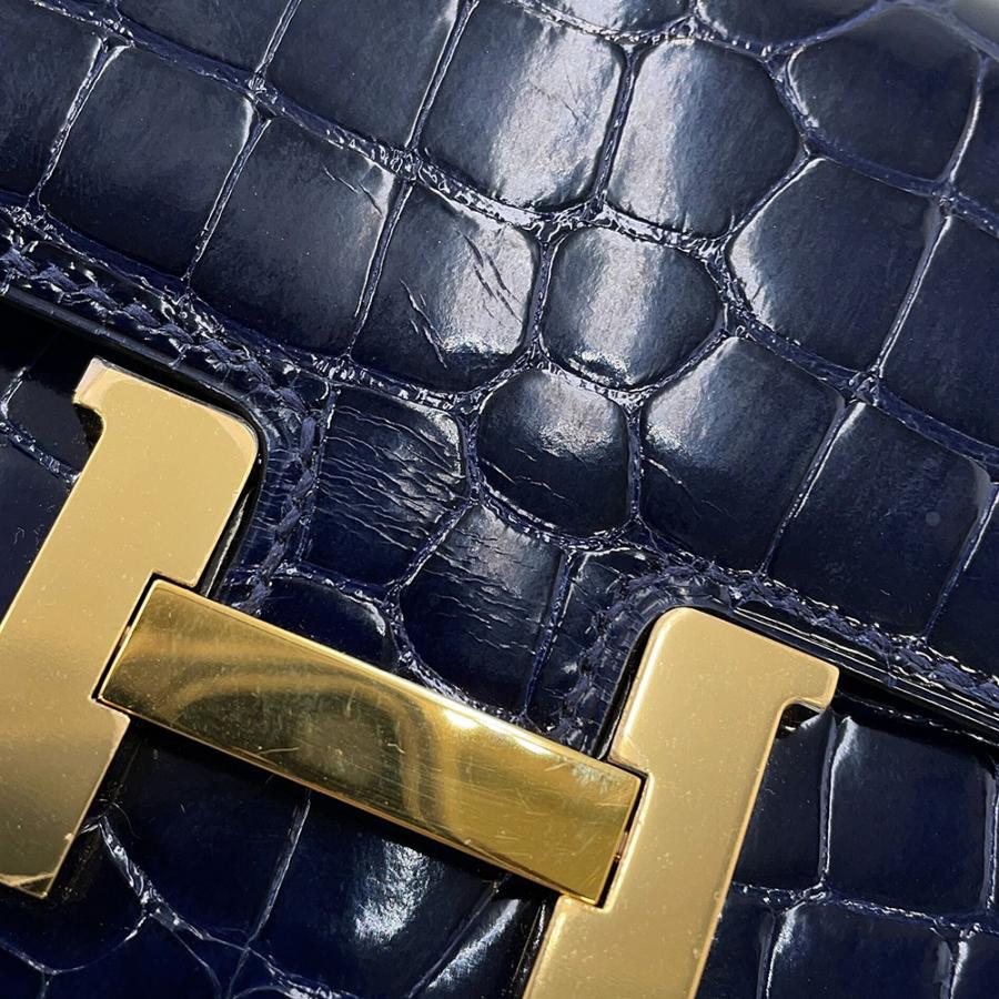エルメス 長財布 コンスタンス ロング ヴェルソ ブルーサフィール