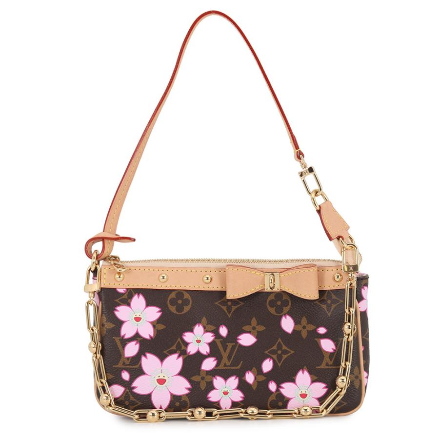 LOUIS VUITTON ×村上隆チェリーブロッサムポシェット・アクセソワール ルイヴィトン ハンドバッグ モノグラム・チェリーブロッサム LV × TM