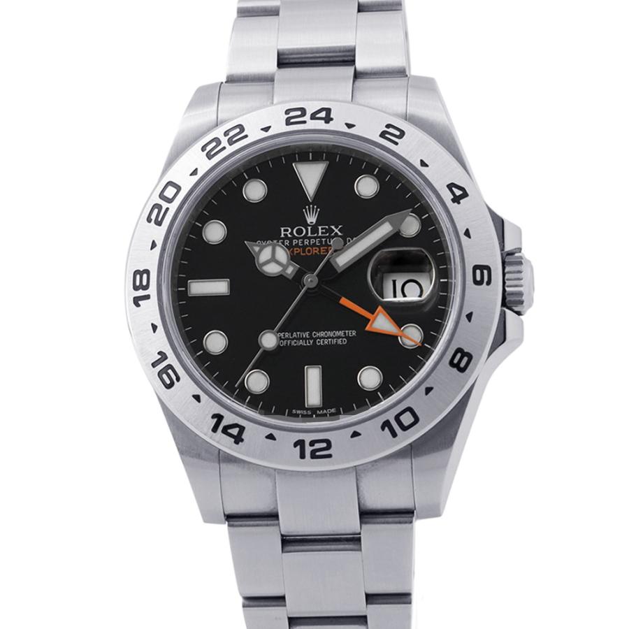 ロレックス エクスプローラー2 ランダムシリアル ルーレット 216570 ROLEX 腕時計 ウォッチ 黒文字盤 ロレックス エクスプローラー2 ランダムシリアル ルーレット 216570
