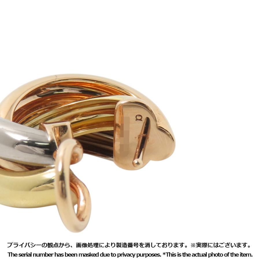 カルティエ ピアス トリニティ イヤリング クラシックモデル K18YG