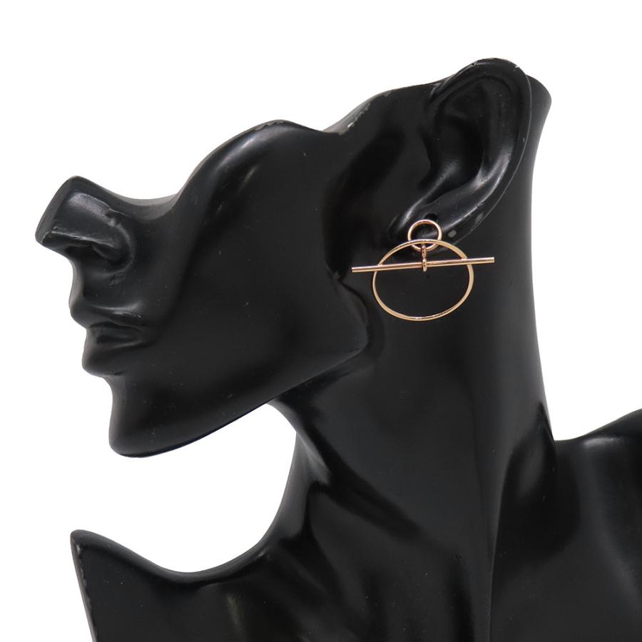 エルメス ピアス ループ エシャペ PM K18PGピンクゴールド HERMES