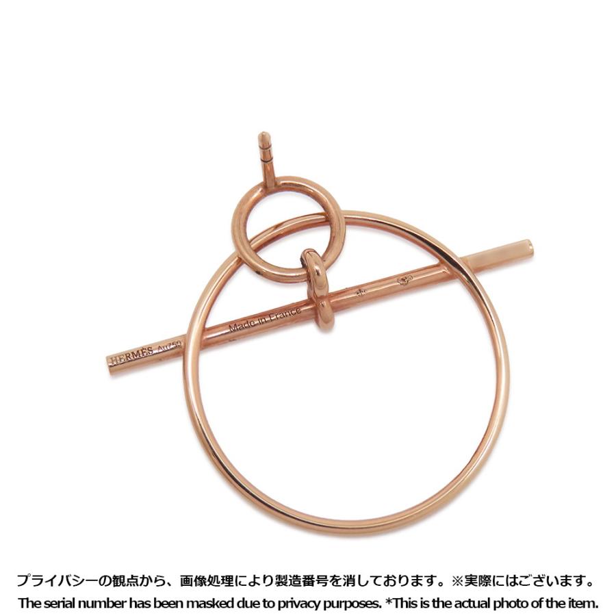 エルメス ピアス ループ エシャペ PM K18PGピンクゴールド HERMES