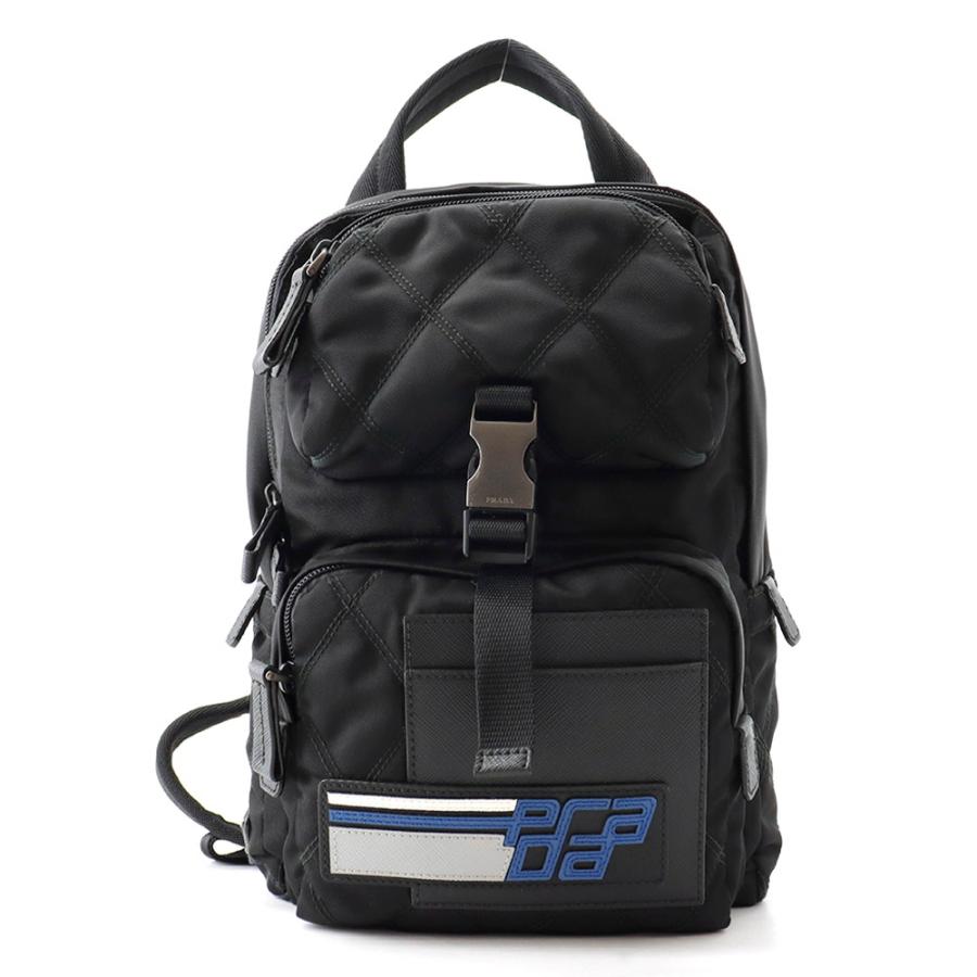 PRADA ブラック ナイロン スリングバッグ 2VZ013 プラダ ワン