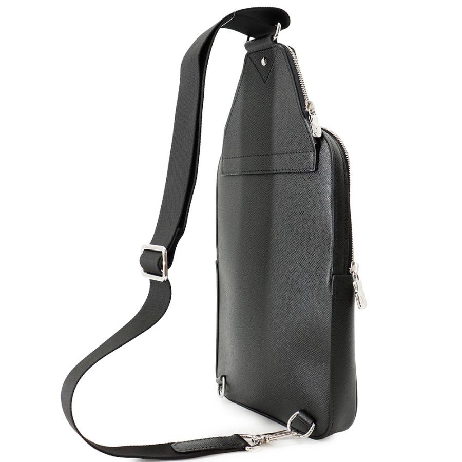 Louis Vuitton アヴェニュー・スリングバッグ M30863 タイガ黒 ルイヴィトン ボディバッグ タイガ アヴェニュー・スリングバッグ