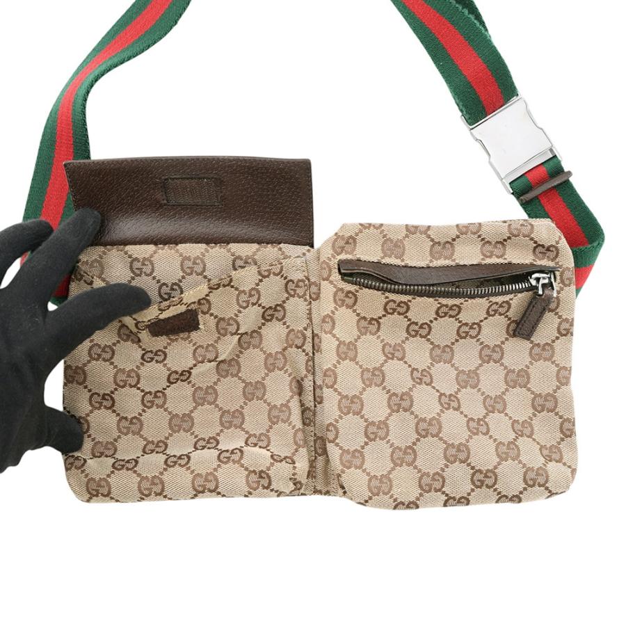 グッチ ウエストバッグ GGキャンバス 28566 GUCCI メンズ バッグ