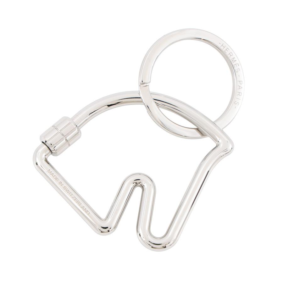 【美品】HERMES エルメス シュバル キーリング キーホルダー シルバー エルメス キーホルダー シュバル Cheval シルバー金具 HERMES