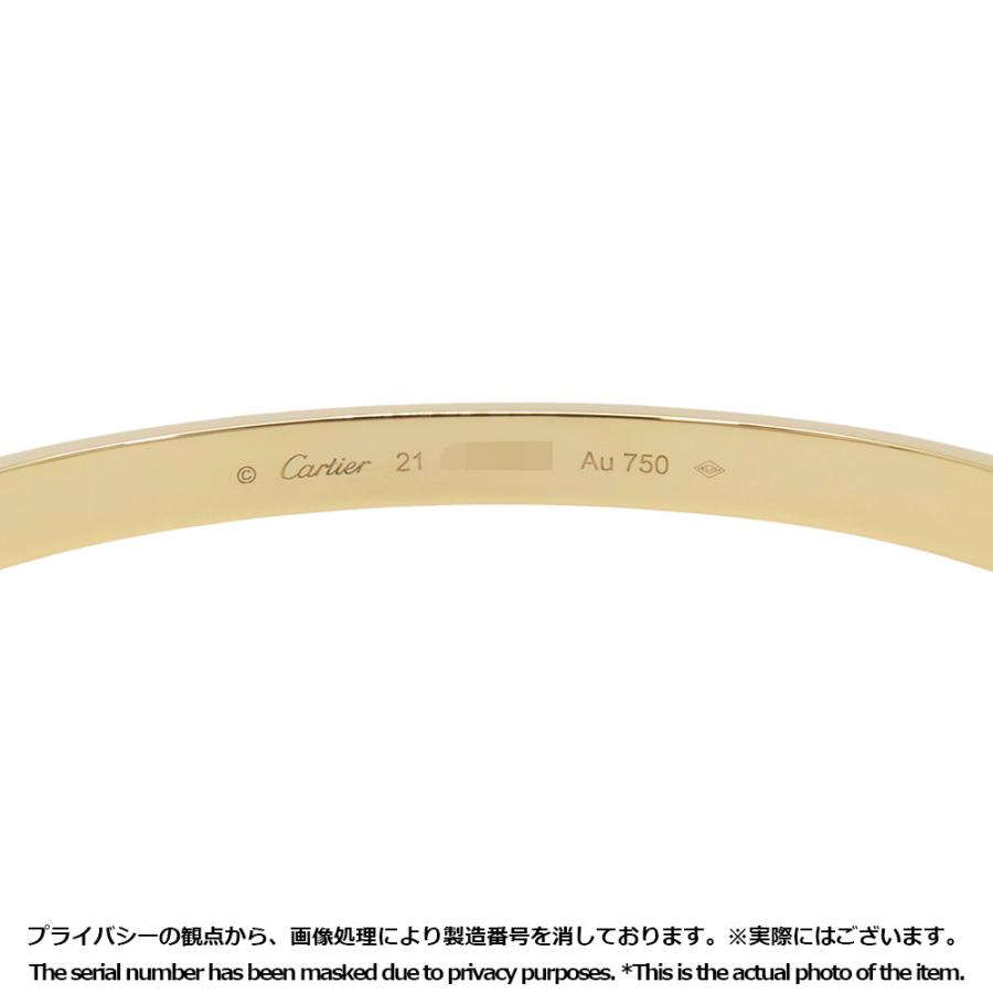 カルティエ ブレスレット ラブブレス クラシックモデル K18YGイエロー
