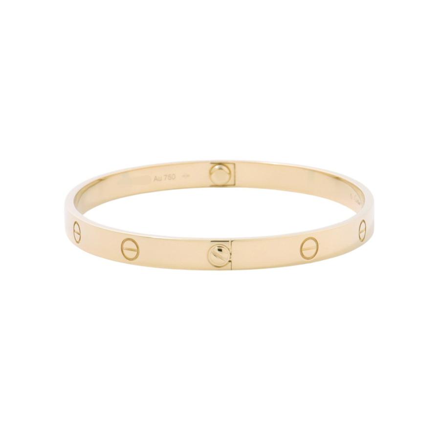Cartier ラブブレス クラシック　18サイズ　美品 カルティエ ブレスレット ラブブレス クラシックモデル K18YGイエロー