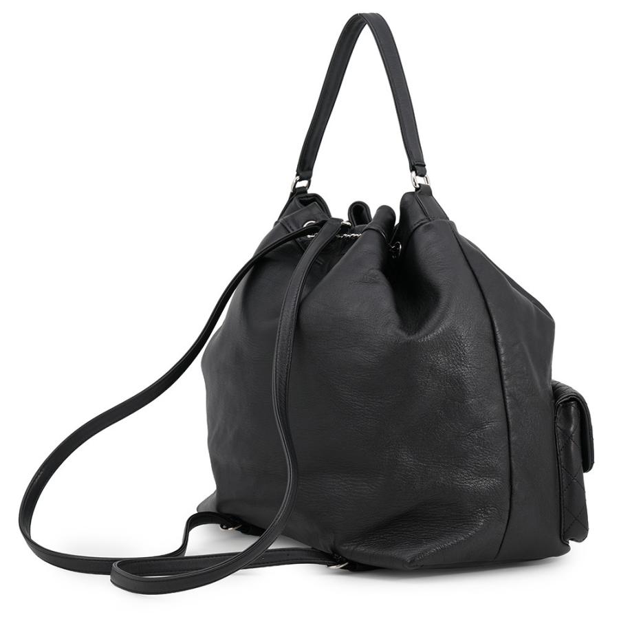 ◎本物 美品 CHANEL マトラッセ ラムスキン バックパック ブラック シャネル リュック マトラッセ ココマーク ラムスキン CHANEL バッグ