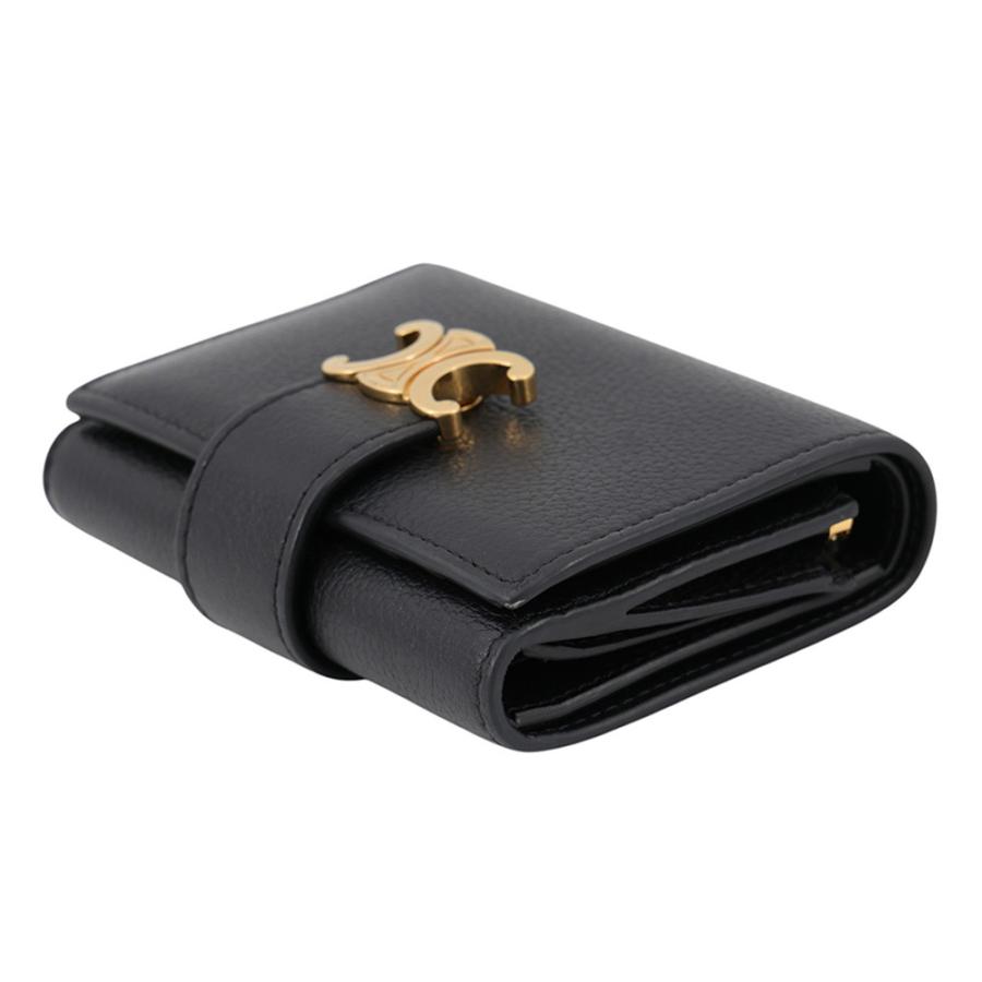 CELINE セリーヌ ファイン ストラップウォレット ニノ 三つ折財布 セリーヌ 三つ折り財布 ファイン ストラップウォレット ニノ レザー