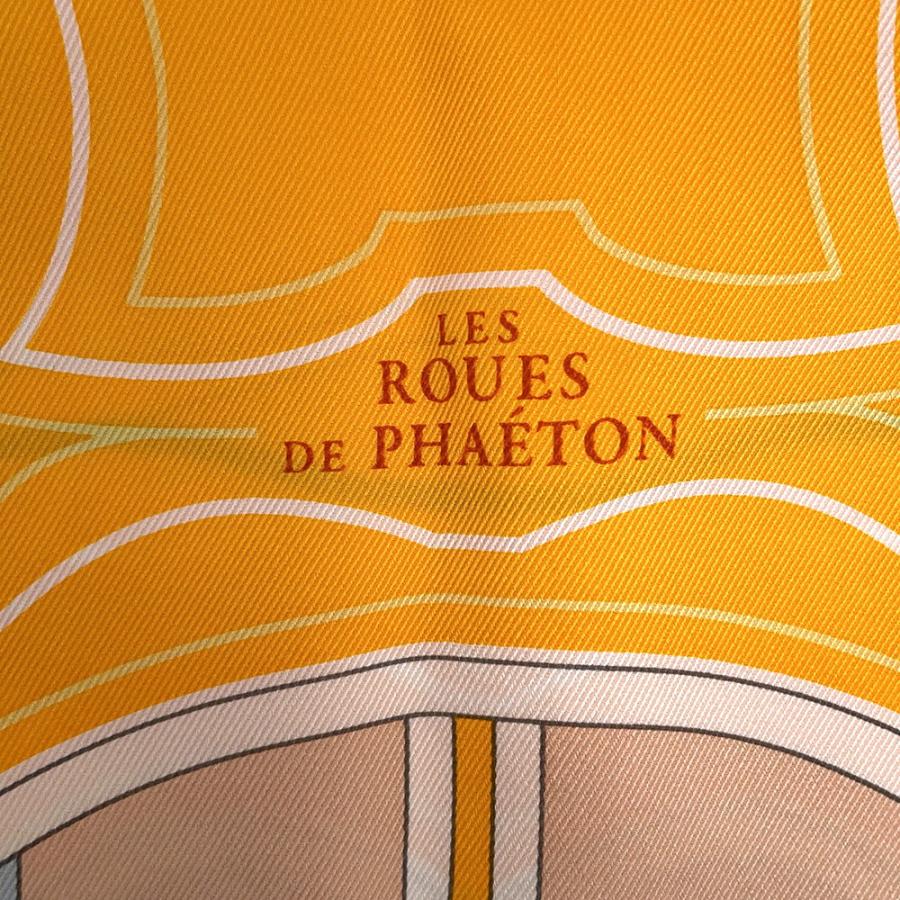 エルメス スカーフ カレ70 四輪馬車の車輪 LES ROUES DE PHAETON