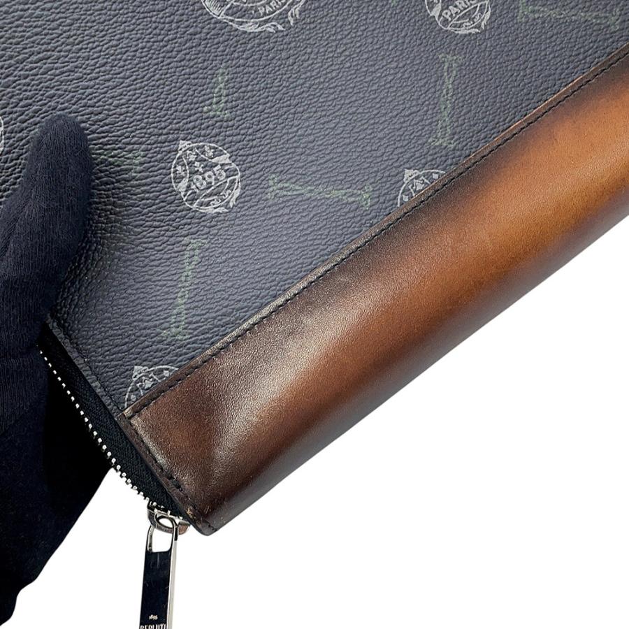 ベルルッティ クラッチバッグ ニノ シグネチャー PVC レザー Berluti