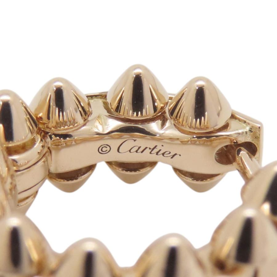 カルティエ ピアス クラッシュ ドゥ フープ ミニモデル K18PGピンク