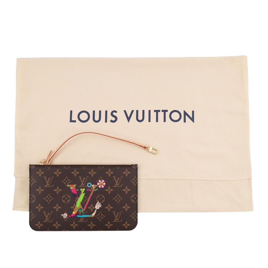 ルイヴィトン トートバッグ モノグラム LV × TM ネヴァーフルMM ポーチ