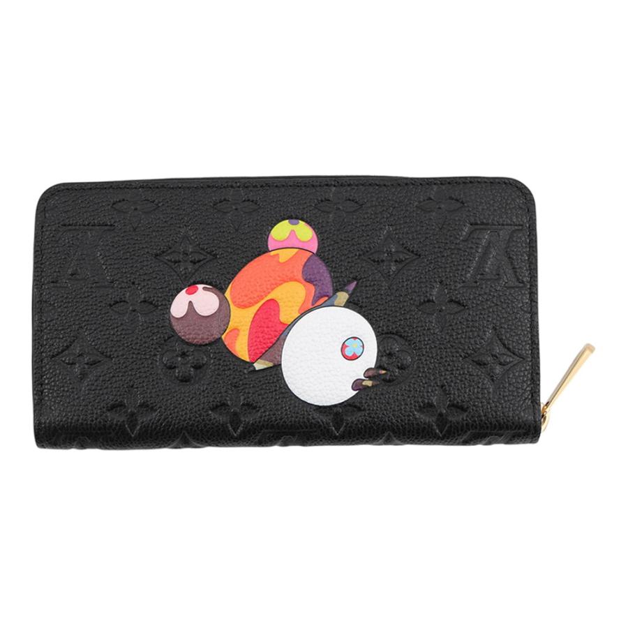 ルイヴィトン 長財布 モノグラム・アンプラント LV × TM ジッピー