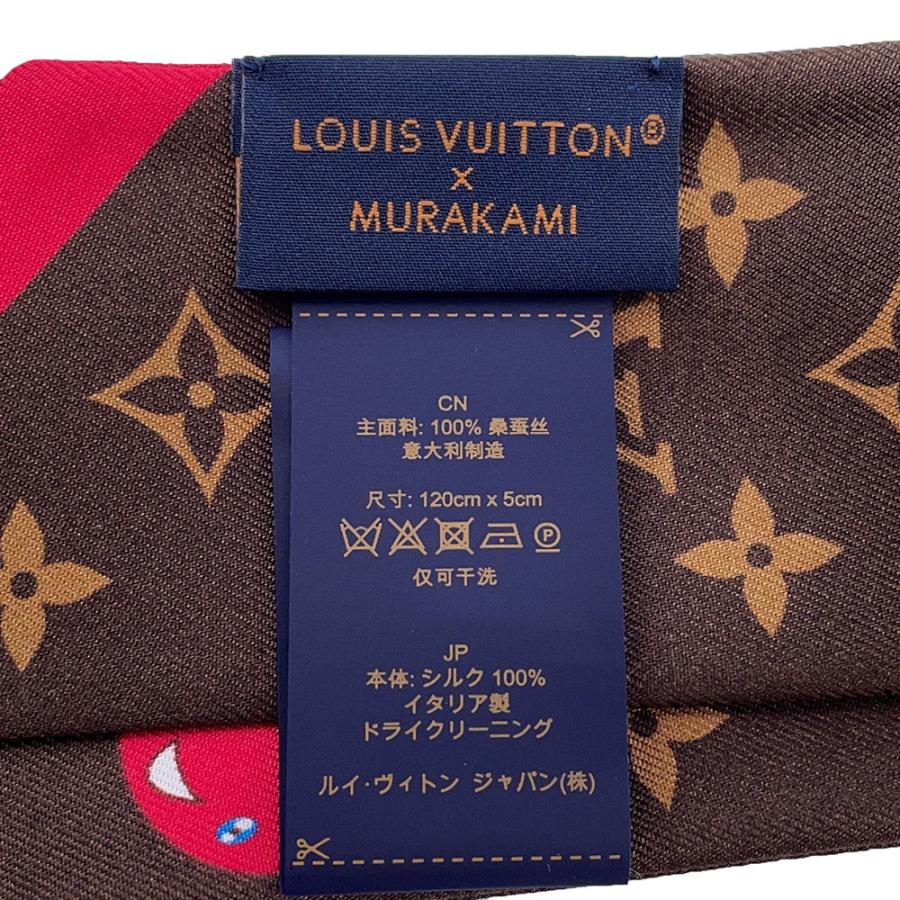 ルイヴィトン スカーフ LV × TM バンドーBB・モノグラム・チェリー