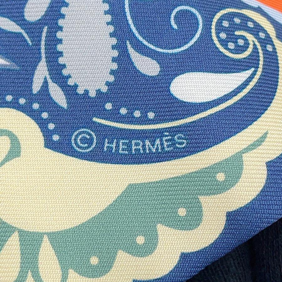 か*る様 美品　HERMES エルメス ツイリー チーター柄 スカーフ エルメス スカーフ ツイリー チーター・バンダナ GUEPARDS BANDANA