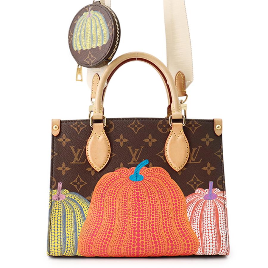 か*よ様 LOUIS VUITTON モノグラム ハンドバッグ ルイヴィトン ハンドバッグ モノグラム LV×YK オンザゴーPM M46467