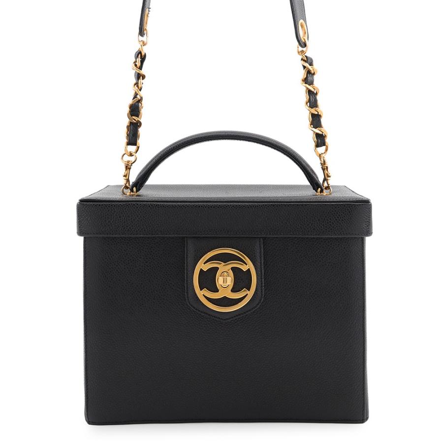 シャネル バニティバッグ ココマーク キャビアスキン A01999 CHANEL