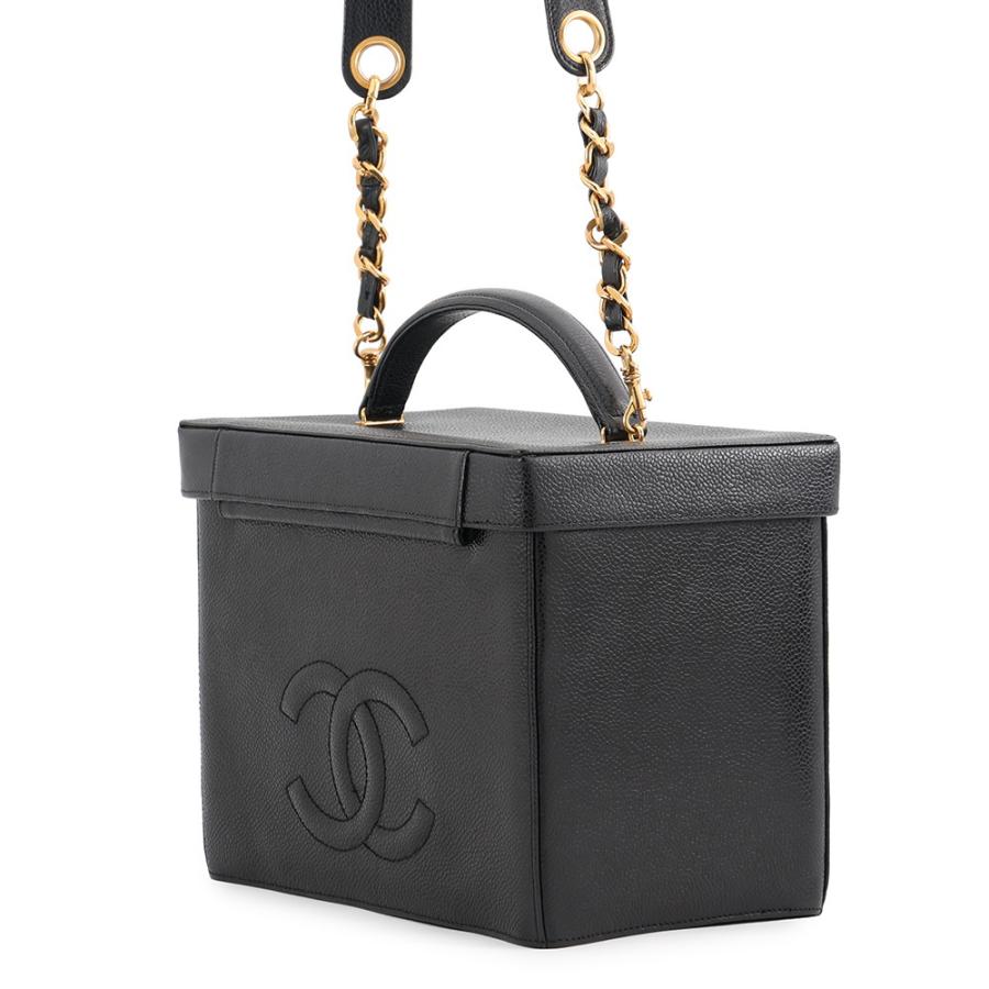 シャネル バニティバッグ ココマーク キャビアスキン A01999 CHANEL