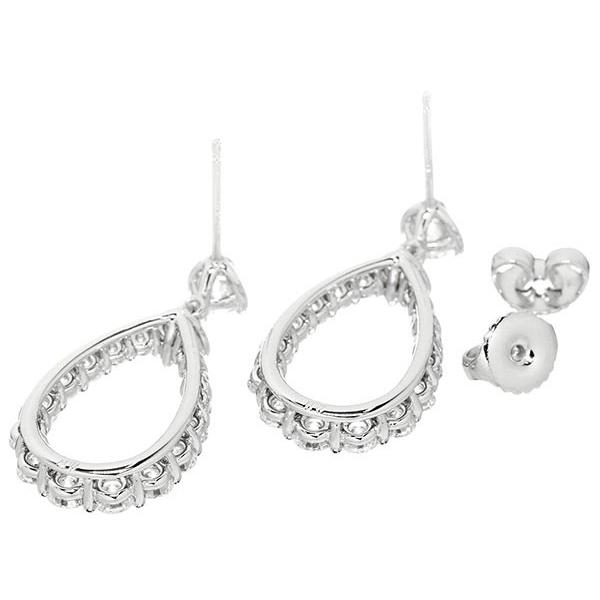 ハリーウィンストン ピアス ループ エクストララージ 34P ダイヤモンド  