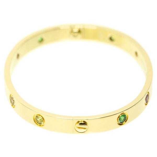 ☆Cartier ブレスレット☆ピンクサファイア Cartier（カルティエ） ラブブレス ピンクサファイア ドライバー付き