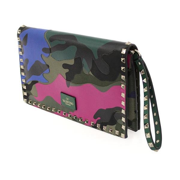 VALENTINO ヴァレンティノ クラッチバッグ ロックスタッズ VALENTINO ヴァレンティノ クラッチバッグ ロックスタッズ