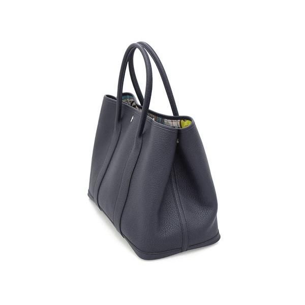 HERMES エルメス トートバッグ ガーデンパーティPM ブルー HERMES エルメス トートバッグ ガーデンパーティPM ブルー