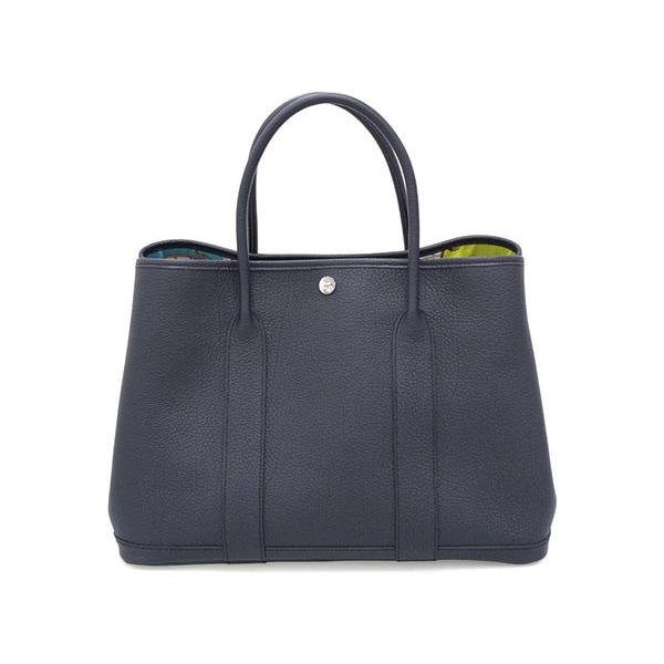 HERMES エルメス トートバッグ ガーデンパーティPM ブルー HERMES エルメス トートバッグ ガーデンパーティPM ブルー