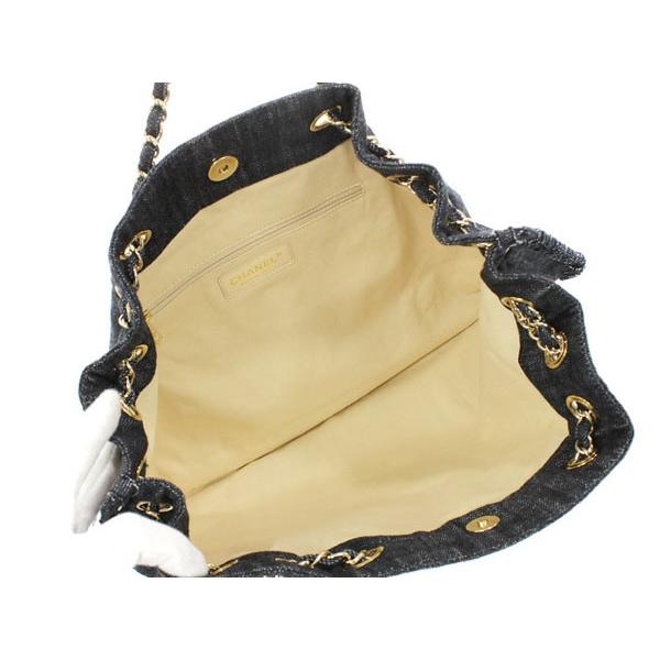 CHANEL シャネル チェーントートバッグ 夜間飛行 デニム ココマーク  