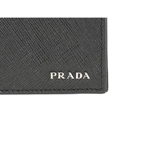 PRADA（プラダ） 財布 サフィアーノ メンズ バイカラー 二つ折り財布