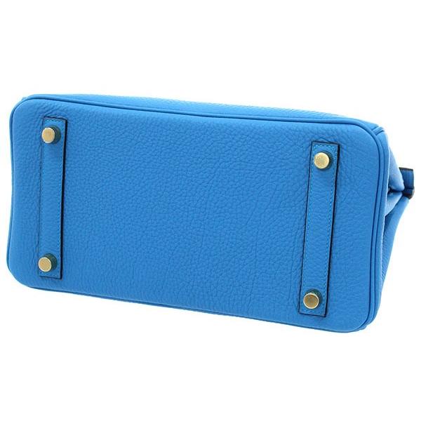 HERMES（エルメス） バーキン25 cm ハンドバッグ ブルーザンジバル