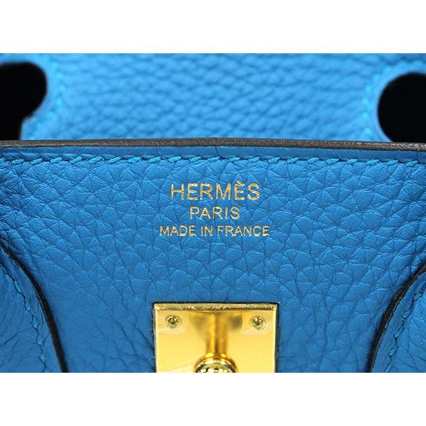 HERMES（エルメス） バーキン25 cm ハンドバッグ ブルーザンジバル
