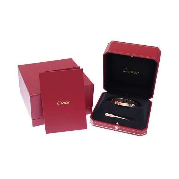 ノベルティ ラブブレス ピンクゴールド サイズ16 Cartier（カルティエ） ブレスレット ラブブレス K18PG ピンクゴールド