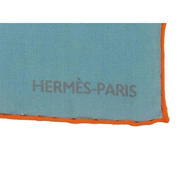 エルメス スカーフ モスリン POIS DE SOIE シルク HERMES ショール ストール｜gallery-rare｜02