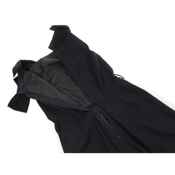 PRADA プラダ ワンピース ノースリーブ リボン ネイビー ベルト PRADA プラダ ワンピース ノースリーブ リボン ネイビー ベルト