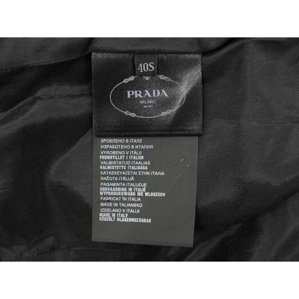 PRADA プラダ ワンピース ノースリーブ リボン ネイビー ベルト PRADA プラダ ワンピース ノースリーブ リボン ネイビー ベルト