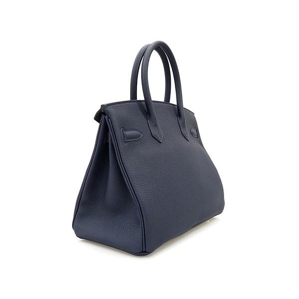 HERMES（エルメス） バーキン30 cm ハンドバッグ ブルーニュイ