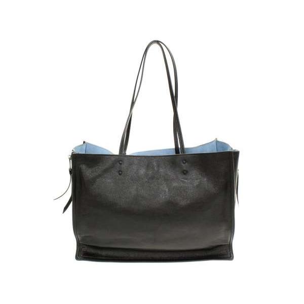 PRADA プラダ トートバッグ エティケットバッグ ブラック ブルー 