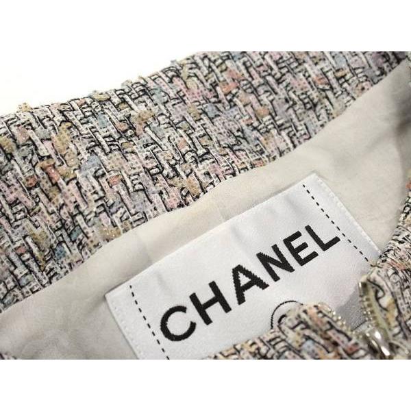 CHANEL（シャネル） ジャケット ツイード ノーカラー ココマーク