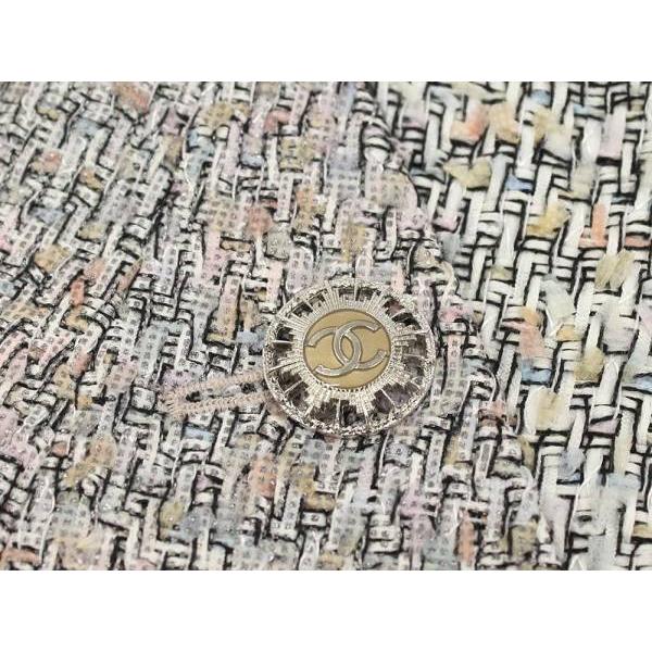CHANEL（シャネル） ジャケット ツイード ノーカラー ココマーク